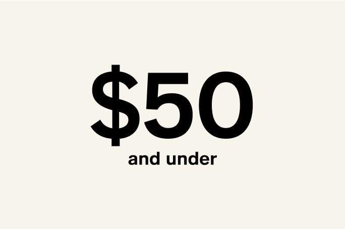 $50 & Under