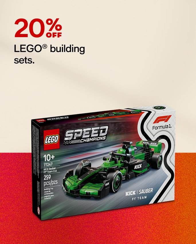 20%off LEGO building sets
