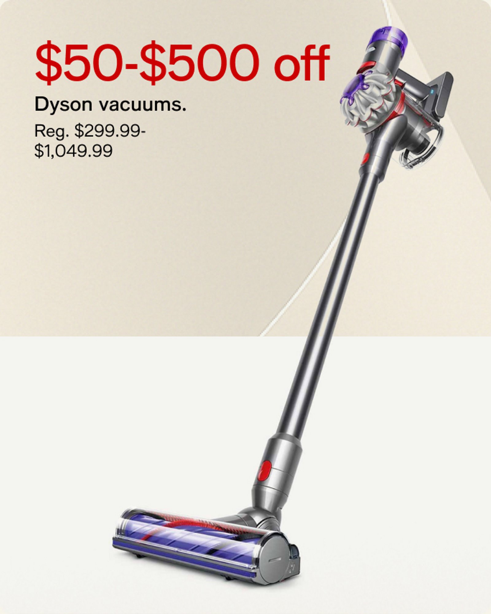 Dyson vacuums
