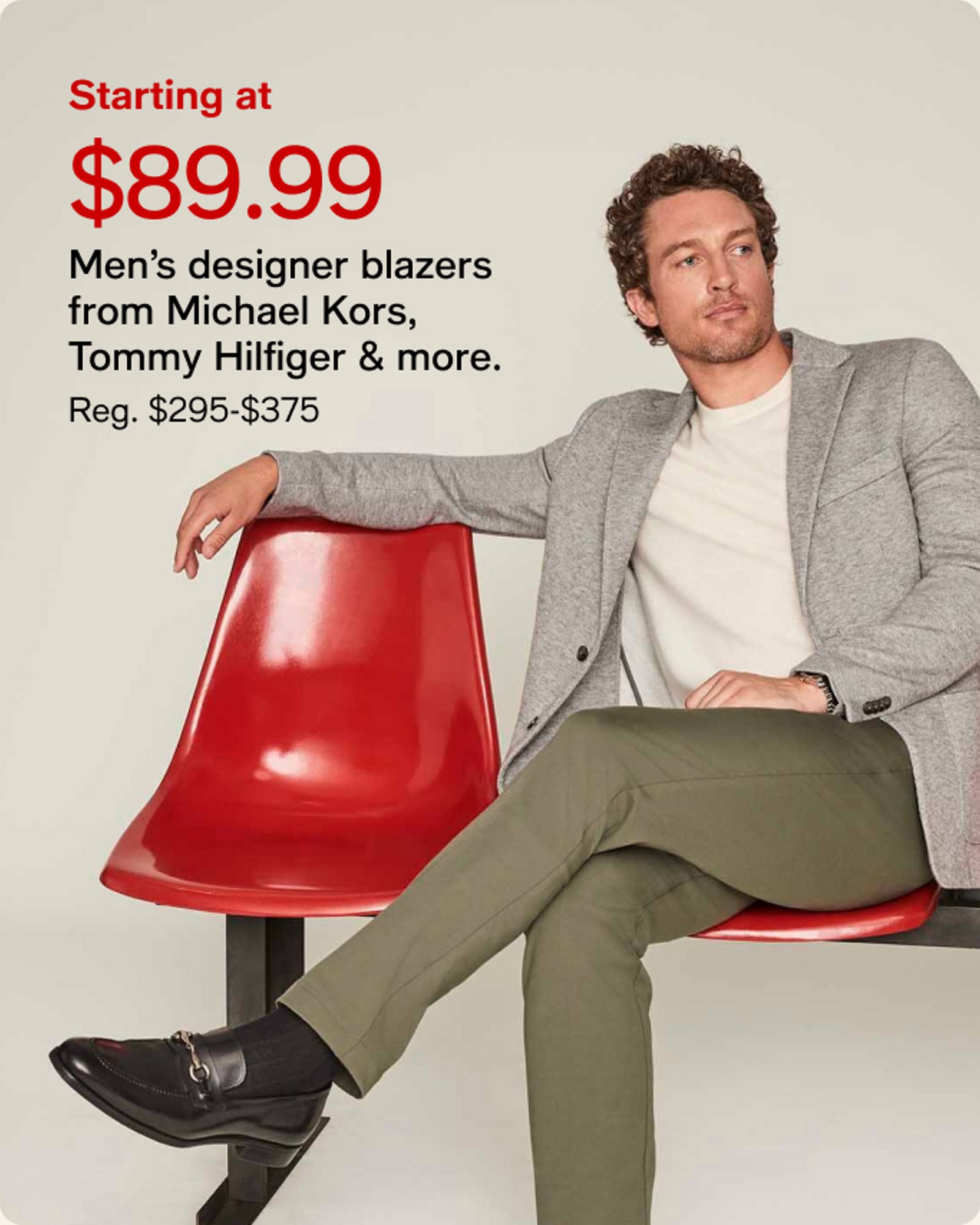 Starting $89.99 Men's Designer blazers