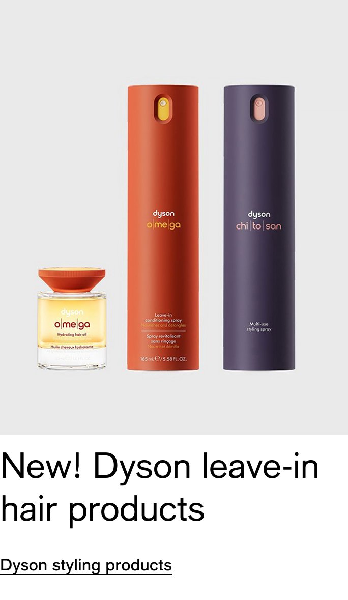 Dyson leave-in hair products